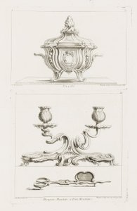 Pot a Oil., Terrine, 5. Talerz autorstwa Juste Aurèle Meissonnier