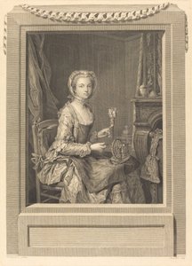 Panna Jego Siostra autorstwa Juste Chevillet after Jean Gaspard Heilmann