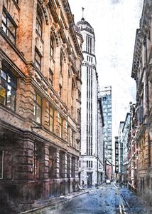 Perspektywa z Tall City autorstwa Justyna Jaszke