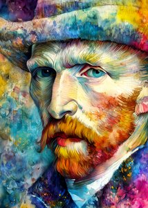 Portret Vincenta autorstwa Justyna Jaszke