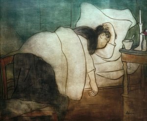 Kobieta w łóżku autorstwa József Rippl Rónai