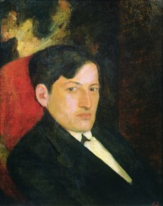 Portret D. Szewardnadze, 1921 (olej na kartonie)