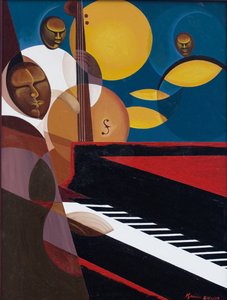 Cobalt Jazz, 2007 (olej i akryl na płótnie)