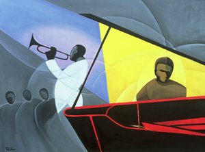 Hot and Cool Jazz, 2004 (olej i akryl na płótnie)