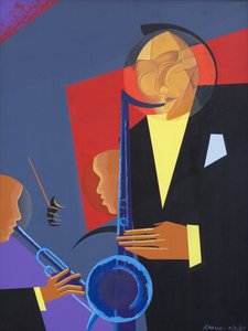 Jazz Sharp, 2007 (olej i akryl na płótnie)