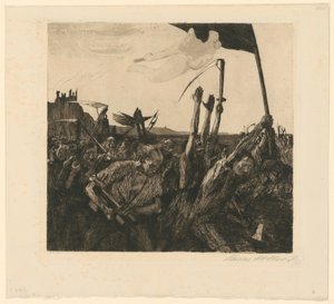 Bunt (8. stan) autorstwa Käthe Kollwitz