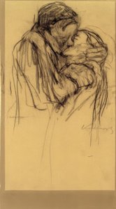 K. Kollwitz, Pocałunek