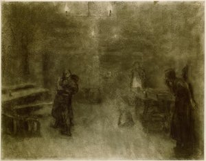 Käthe Kollwitz, scena z Germinal autorstwa Käthe Kollwitz
