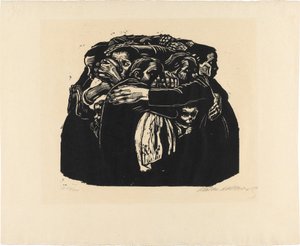 Wojna, arkusz 6: Matki autorstwa Käthe Kollwitz