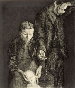 Biedna rodzina, część dzieła Uciśnieni autorstwa Käthe Kollwitz