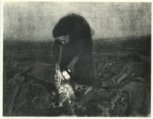 Pole walki autorstwa Käthe Kollwitz