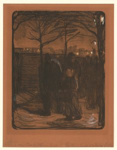 Przedmieście (wersja 1) autorstwa Käthe Kollwitz