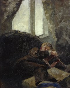 Młody człowiek - dzień po (kac) 1884 (olej na płótnie)