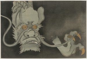 Kwiaty stu światów (Momoyogusa): Smok (Ryū) autorstwa Kamisaka Sekka