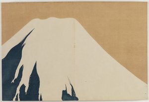 Kwiaty stu światów (Momoyogusa): Góra Fuji (Fuji) autorstwa Kamisaka Sekka