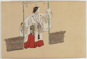 Kwiaty stu światów (Momoyogusa): Nonomiya (Nonomiya) autorstwa Kamisaka Sekka