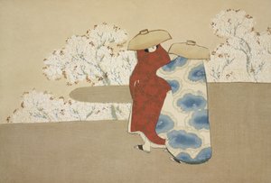 Sezon hanami według Momoyogusa autorstwa Kamisaka Sekka