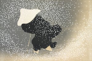 Sato no Yuki, fromomoyogusa autorstwa Kamisaka Sekka