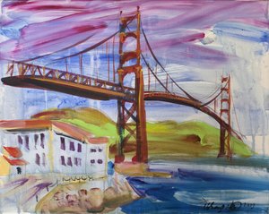 Most Golden Gate w San Francisco