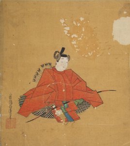 Poeta nieśmiertelny, XVII wiek. autorstwa Kano Shoun
