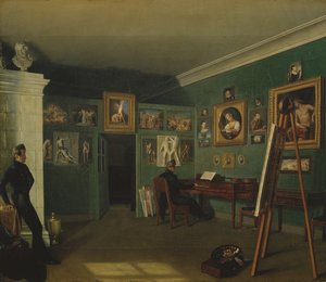 Pracownia Malarstwa, 1830 autorstwa Kapiton Selentsov