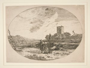 Krajobraz bukoliczny autorstwa Karel Dujardin