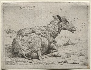 Owce i muchy. autorstwa Karel Dujardin