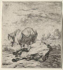 Dwa Konie autorstwa Karel Dujardin