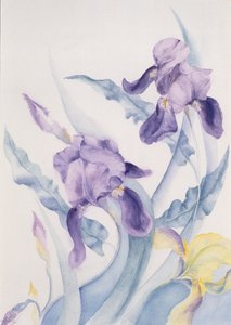 Irys, niebieska klacz autorstwa Karen Armitage