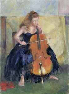 Wiolonczelista, 1995 autorstwa Karen Armitage