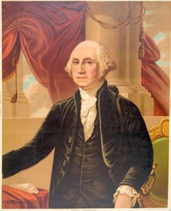 George Washington / A. Weidenbach. C1876. autorstwa Karl Augustus Weidenbach