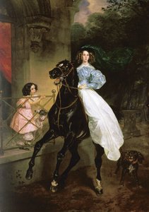 Rosyjski: "Kobieta-koń" Kobieta-koń
