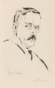 Portret Tomasza Manna 1875-1955, 1924. autorstwa Karl Dannemann