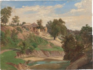 Nad rzeką Pedernales autorstwa Karl Friedrich Hermann Lungkwitz