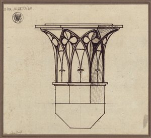 Ośmioboczna głowica kolumny autorstwa Karl Friedrich Schinkel