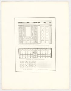 Widoki zamku w Krzescowicach, arkusz 52 z serii „Zbiór projektów architektonicznych” autorstwa Karl Friedrich Schinkel