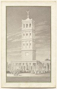 Dzwonnica katedry w Berlinie autorstwa Karl Friedrich Schinkel