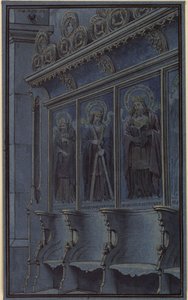 Stalle chórowe autorstwa Karl Friedrich Schinkel