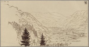 Dolina Gastein autorstwa Karl Friedrich Schinkel