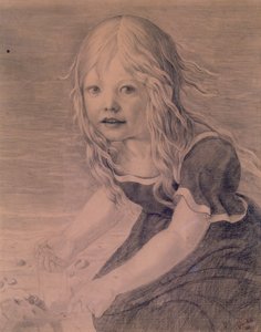 Portret córki artystki, Marie, na wybrzeżu