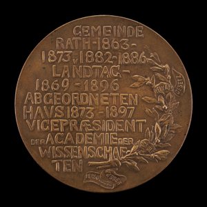 Napis [rewers], 1897. autorstwa Karl Gindra