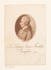 Portret Ludwiga Hopfnera autorstwa Karl Goepfert
