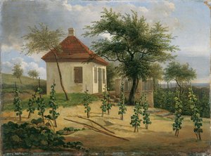 Pawilon na Dr. Winnica Körnera w pobliżu Loschwitz autorstwa Karl Gottfried Traugott Faber