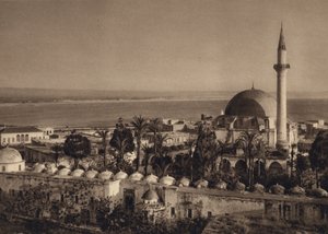 Akr, Meczet (zdjęcie czarno-białe) autorstwa Karl Grober