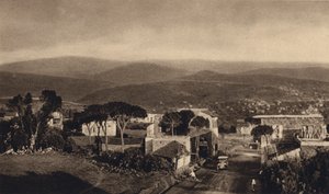 Widok na Bejrut (zdjęcie czarno-białe) autorstwa Karl Grober