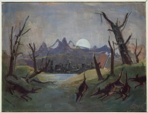 Zła noc autorstwa Karl Hofer