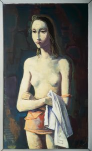 Młoda dziewczyna autorstwa Karl Hofer