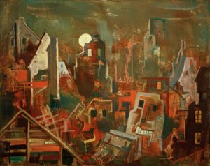 Noc ruin autorstwa Karl Hofer