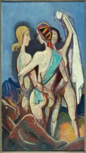 Wyrok sądu w Paryżu autorstwa Karl Hofer