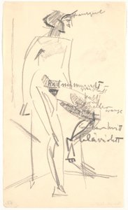 Siedzący model autorstwa Karl Isakson